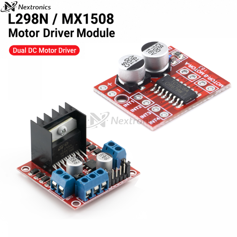 Motor Driver L298N - Módulo Controlador de Motor DC MX1508