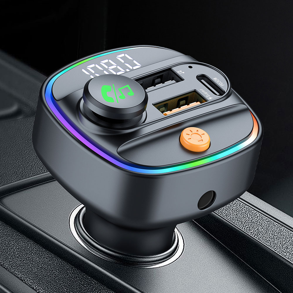 Robot Bluetooth Car - Bluetooth 5.4 transmissor fm handsfree carro