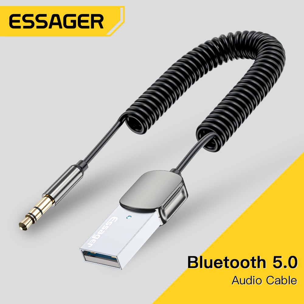 Robot Bluetooth Car - Essager-Receptor de áudio Bluetooth, USB para