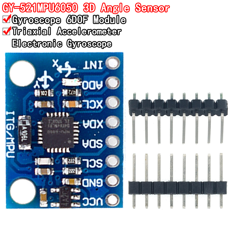 1 conjunto de sensores giroscó - Accelerometer Mpu6050 avaliação e preço