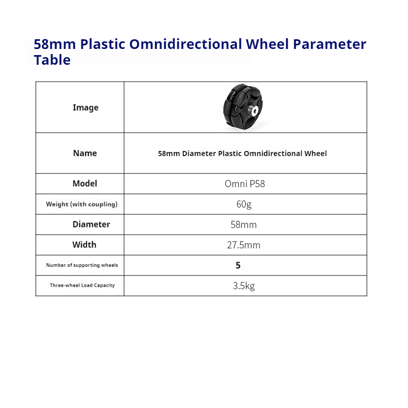 Acoplamento de motor Omni P58  - Stm32 Robot avaliação e preço