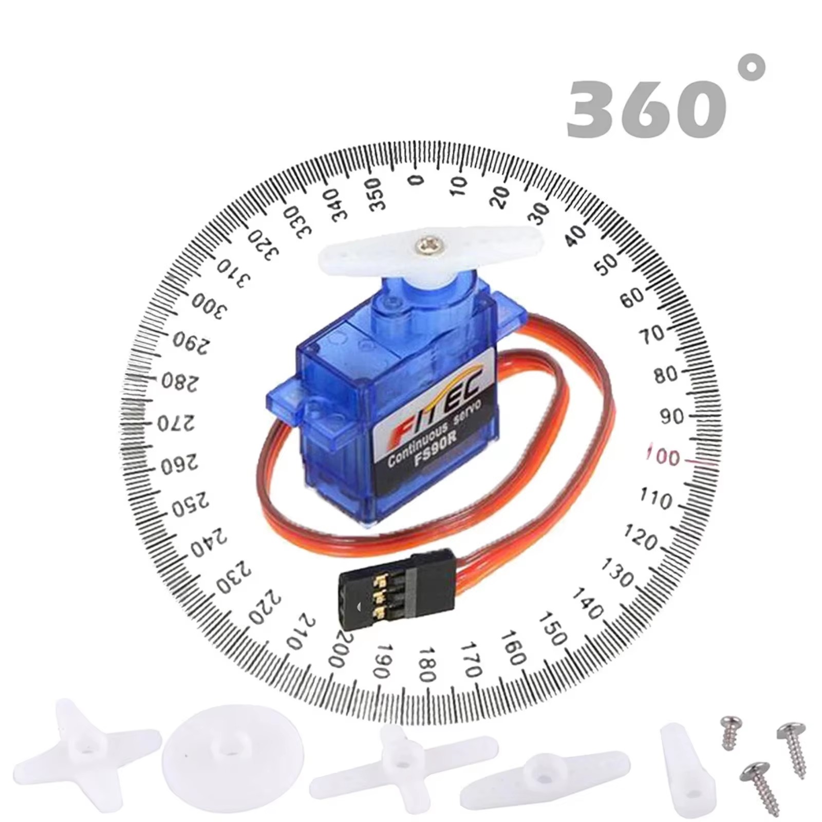 Servo FS90R 9g com Rotação Con - Micro Servo avaliação e preço