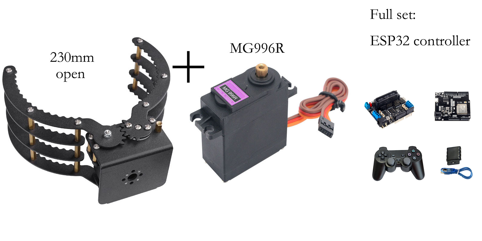 Pinças Mecânicas com Abertura  - Robot Gripper Claw avaliação e preço