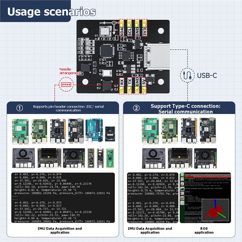 Módulo de Sensor IMU de 10 Eix - Stm32 Robot avaliação e preço