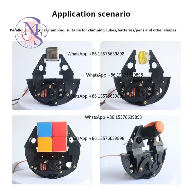 Pinça Servo Paralela Elétrica, - Robot Gripper Claw avaliação e preço