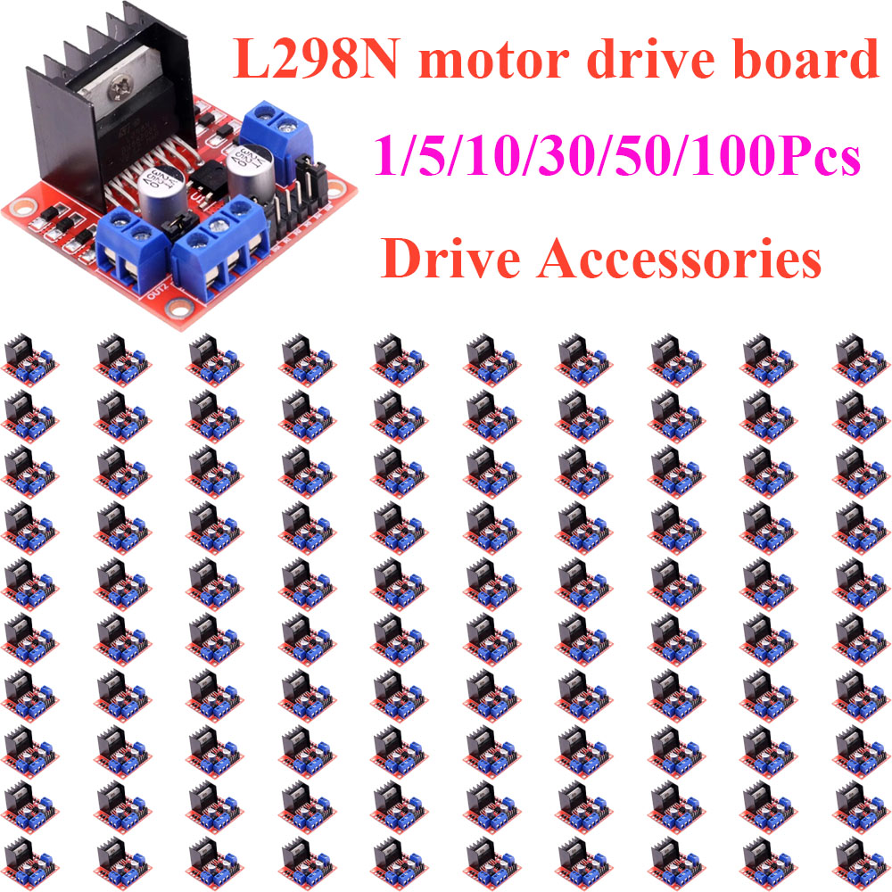 1~100 Peças Módulo Controlador - Motor Driver L298N avaliação e preço